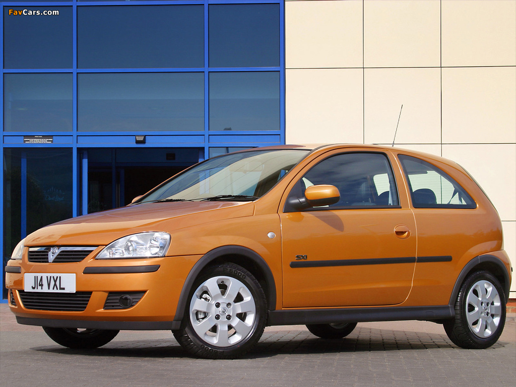 Photos of Vauxhall Corsa 3-door (C) 2003–06 (1024 x 768)