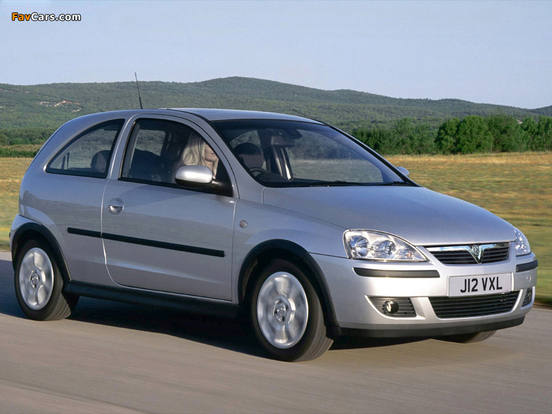 Vauxhall Corsa 3-door (C) 2003–06 wallpapers (800 x 600)