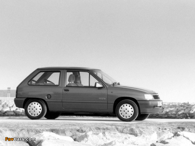 Pictures of Vauxhall Nova Merit 1991–93 (640 x 480)