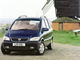 Vauxhall Zafira 1999–2005 images