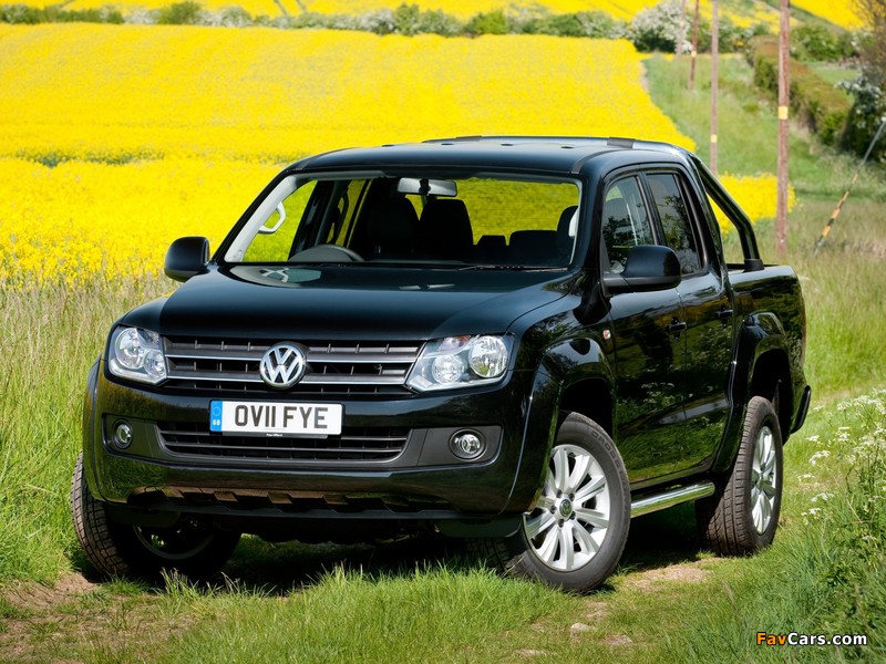 Volkswagen Amarok Double Cab Trendline UK-spec 2010 pictures (800 x 600)