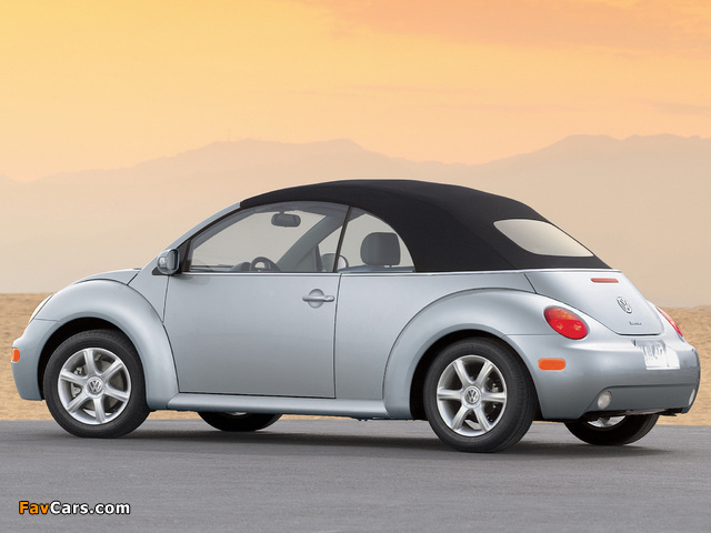 Photos of Volkswagen New Beetle Convertible 2000–05 (640 x 480)