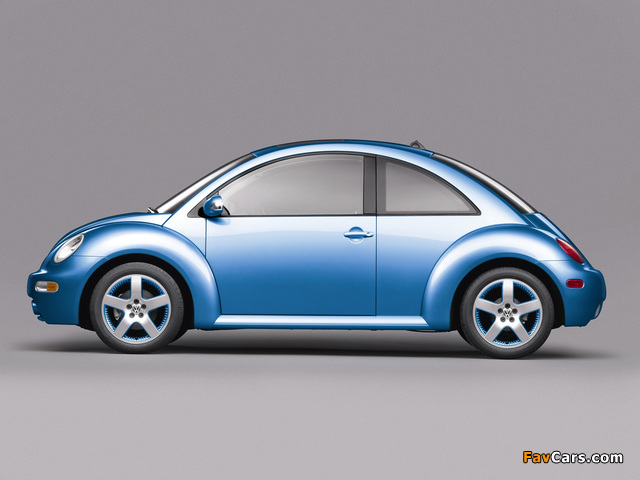 Photos of Volkswagen New Beetle Satellite Blue 2004 (640 x 480)