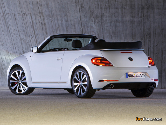 Volkswagen Beetle Cabrio R-Line 2012 pictures (640 x 480)