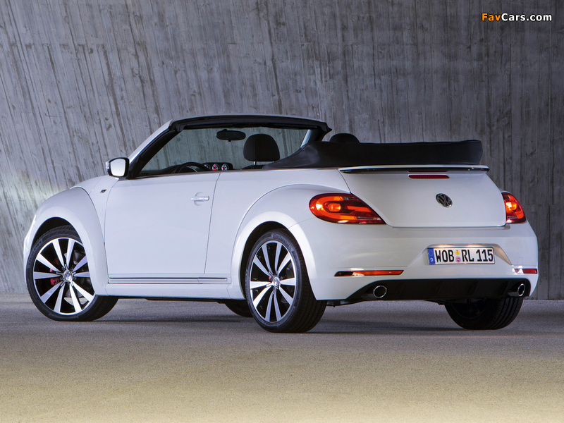 Volkswagen Beetle Cabrio R-Line 2012 pictures (800 x 600)
