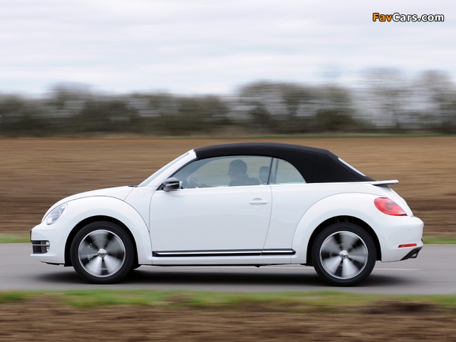 Volkswagen Beetle Cabrio 60s Edition UK-spec 2013 pictures (640 x 480)