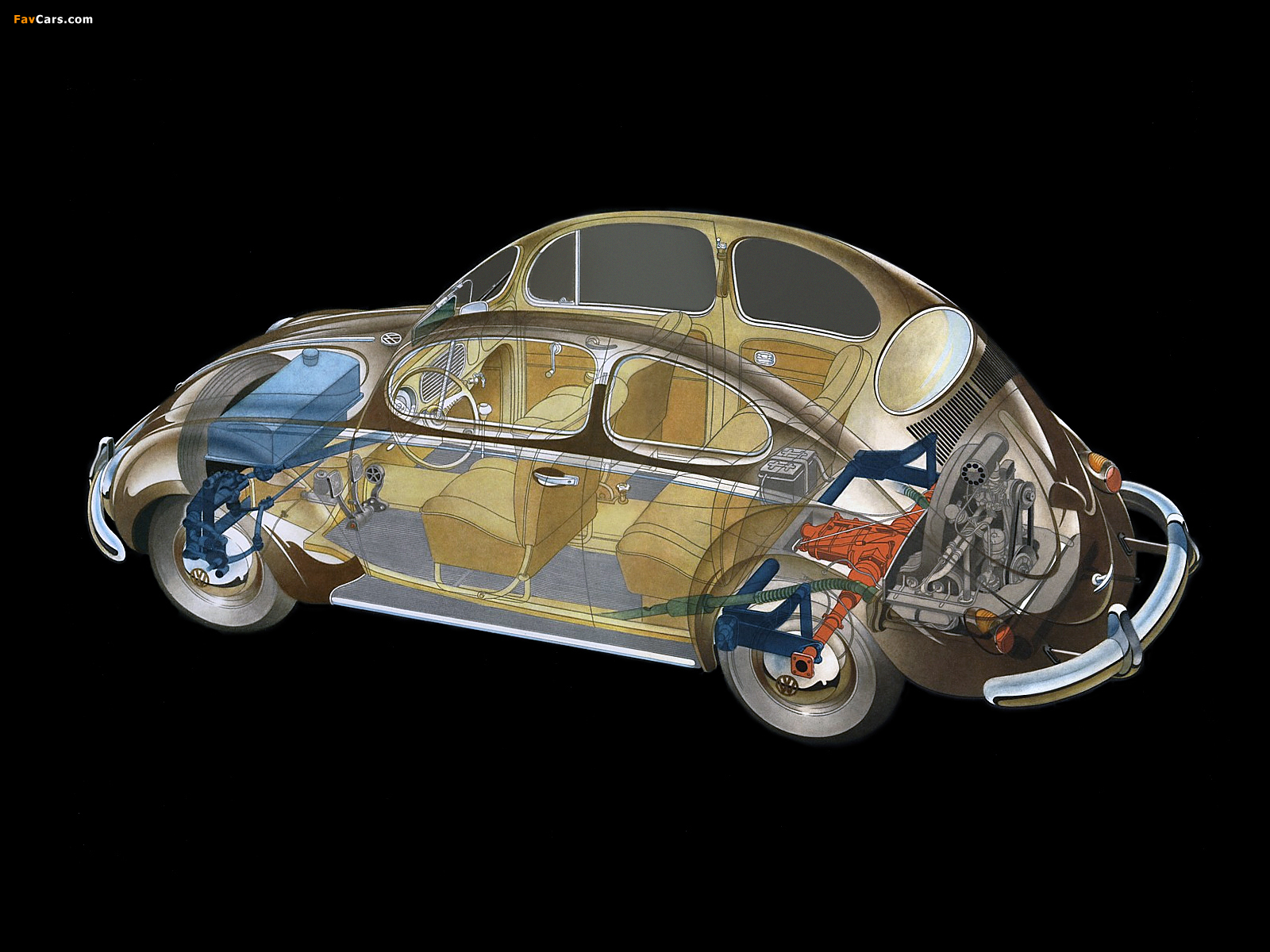 Volkswagen Käfer 1953–57 wallpapers (1600 x 1200)