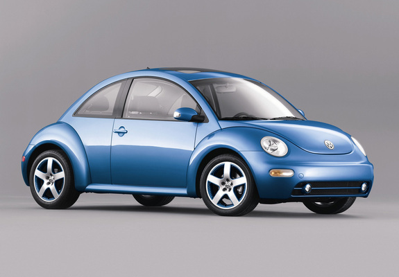 Volkswagen New Beetle Satellite Blue 2004 wallpapers