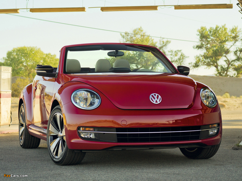 Volkswagen Beetle Convertible Turbo 2012 wallpapers (1024 x 768)