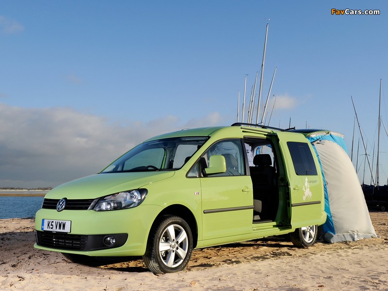 Photos of Volkswagen Caddy Camper UK-spec (Type 2K) 2013 (800 x 600)