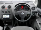 Volkswagen Caddy Maxi Life UK-spec (Type 2K) 2007–10 photos