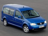 Volkswagen Caddy Maxi Life UK-spec (Type 2K) 2007–10 pictures