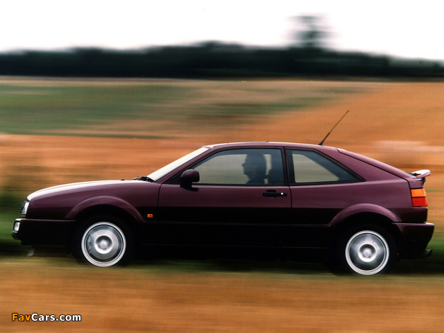 Volkswagen Corrado VR6 1991–95 photos (640 x 480)