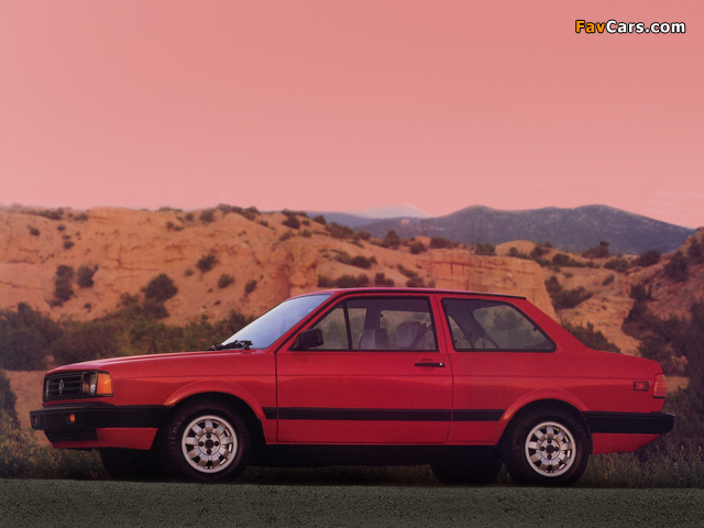 Volkswagen Fox 2-door US-spec 1987–91 wallpapers (640 x 480)