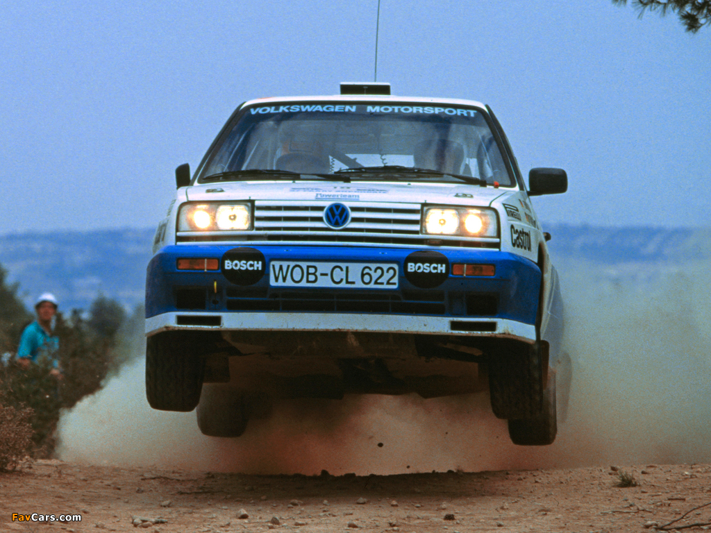 Images of Volkswagen Golf Rallye G60 Rally Car (Typ 1G) 1990 (1024 x 768)