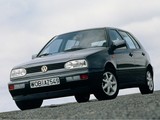 Images of Volkswagen Golf 5-door (Typ 1H) 1991–97