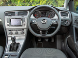 Images of Volkswagen Golf TDI BlueMotion 5-door UK-spec (Typ 5G) 2012