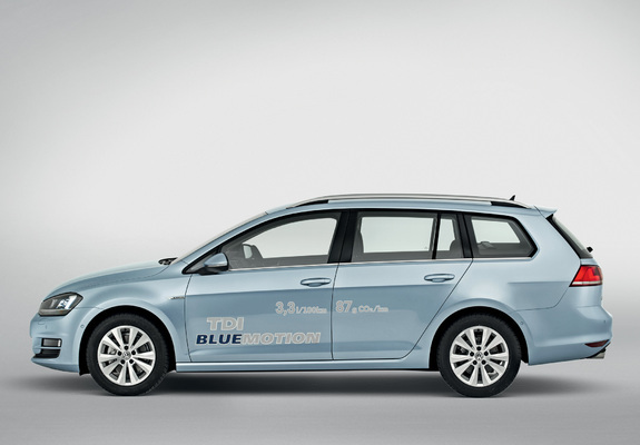 Images of Volkswagen Golf TDI BlueMotion Variant (Typ 5G) 2013