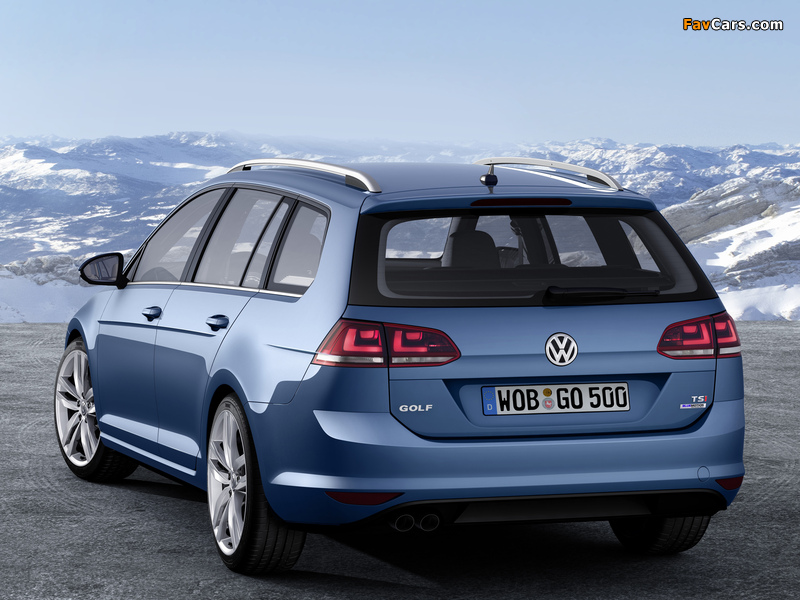 Images of Volkswagen Golf TSI BlueMotion Variant (Typ 5G) 2013 (800 x 600)