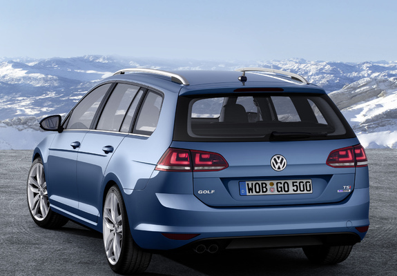 Images of Volkswagen Golf TSI BlueMotion Variant (Typ 5G) 2013