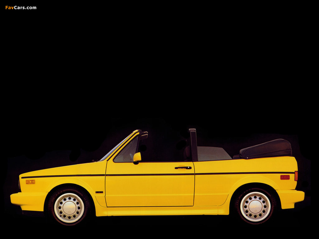 Photos of Volkswagen Cabriolet (Typ 17) 1988–93 (1024 x 768)