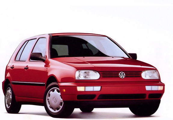 Pictures of Volkswagen Golf 5-door US-spec (Typ 1H) 1991–97