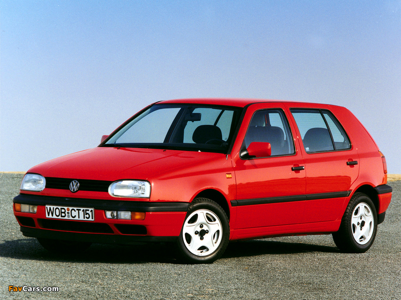 Pictures of Volkswagen Golf 5-door (Typ 1H) 1991–97 (800 x 600)