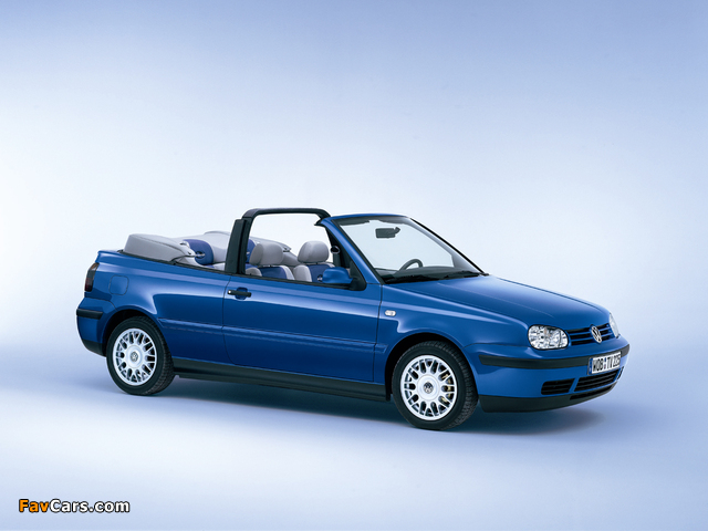 Pictures of Volkswagen Golf Cabrio Generation (Typ 1H) 1999 (640 x 480)