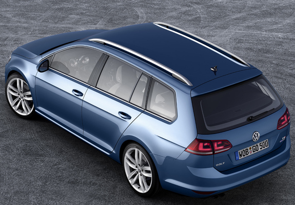 Pictures of Volkswagen Golf TSI BlueMotion Variant (Typ 5G) 2013