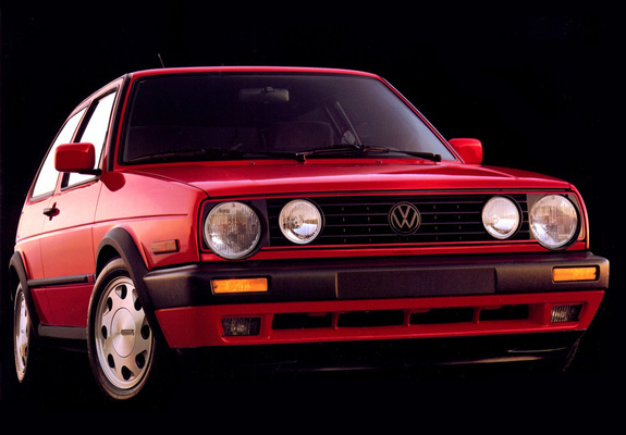 Volkswagen Golf GT 3-door US-spec (Typ 1G) 1987–92 photos