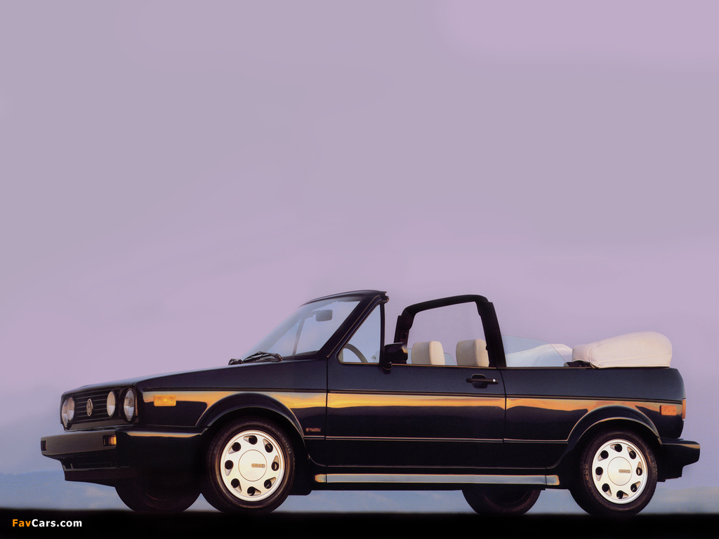 Volkswagen Cabriolet (Typ 17) 1988–93 photos (1024 x 768)