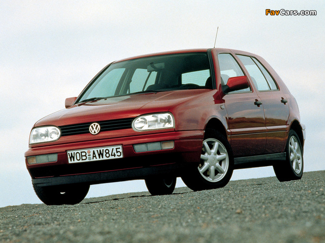 Volkswagen Golf 5-door (Typ 1H) 1991–97 photos (640 x 480)