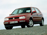 Volkswagen Golf 5-door (Typ 1H) 1991–97 photos