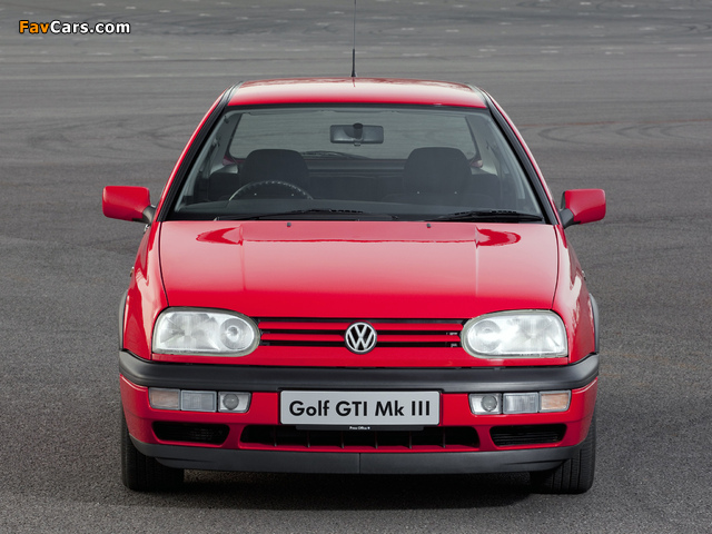 Volkswagen Golf GTI UK-spec (Type 1H) 1992–97 wallpapers (640 x 480)