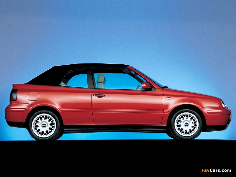 Volkswagen Golf Cabrio (Typ 1J) 1998–2002 images (800 x 600)