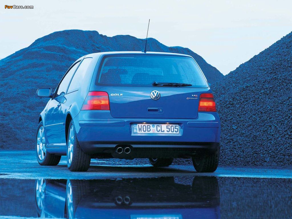 Volkswagen Golf V6 4MOTION 3-door (Typ 1J) 1999–2003 pictures (1024 x 768)
