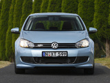 Volkswagen Golf BlueMotion 5-door AU-spec (Typ 5K) 2009–12 photos