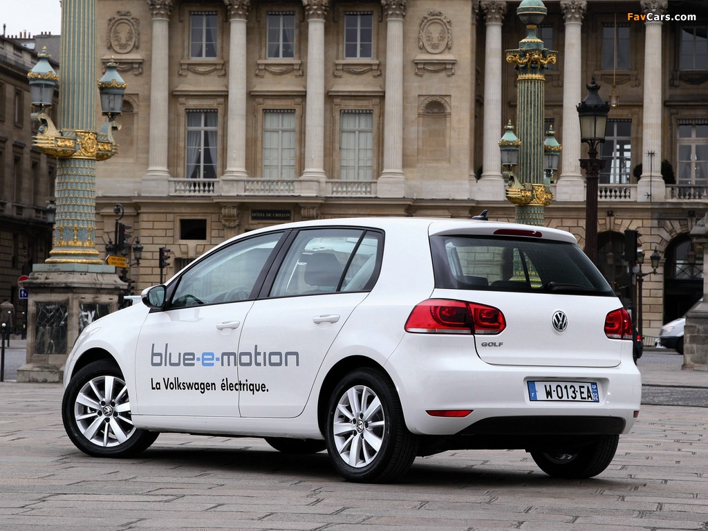 Volkswagen Golf Blue-e-motion Prototype (Typ 5K) 2010 pictures (1024 x 768)
