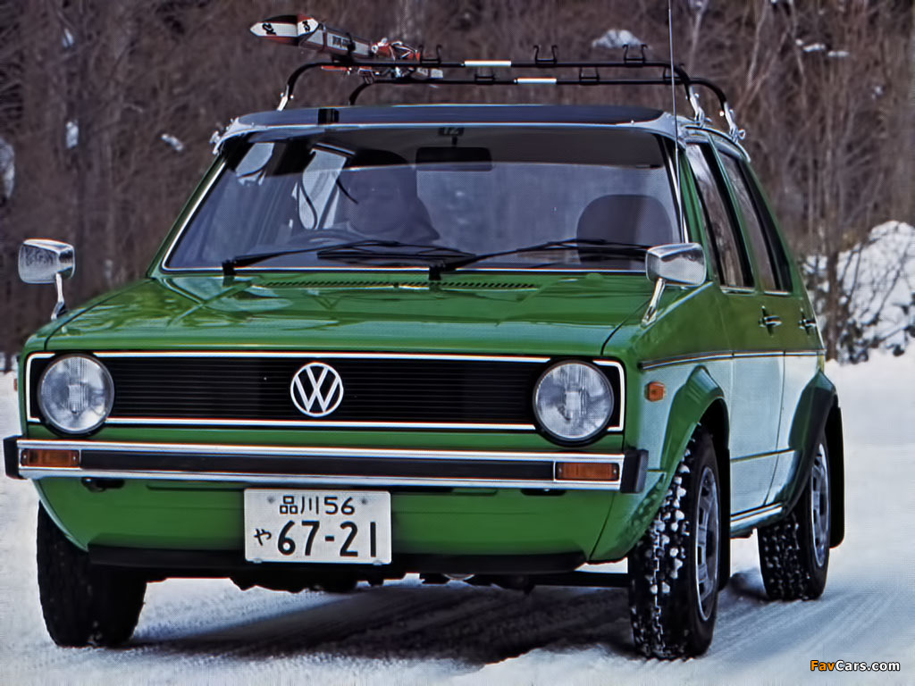 Volkswagen Golf 5-door JP-spec (Typ 17) 1974–83 wallpapers (1024 x 768)