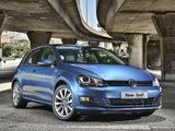 Volkswagen Golf TSI BlueMotion 5-door ZA-spec (Typ 5G) 2013 wallpapers
