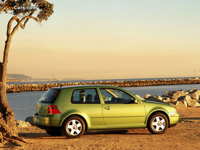 Volkswagen Golf 3-door US-spec (Typ 1J) wallpapers (640 x 480)