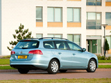 Images of Volkswagen Passat BlueMotion Variant UK-spec (B7) 2010