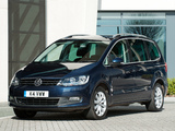 Volkswagen Sharan UK-spec 2010 wallpapers