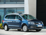 Volkswagen Sharan UK-spec 2010 wallpapers