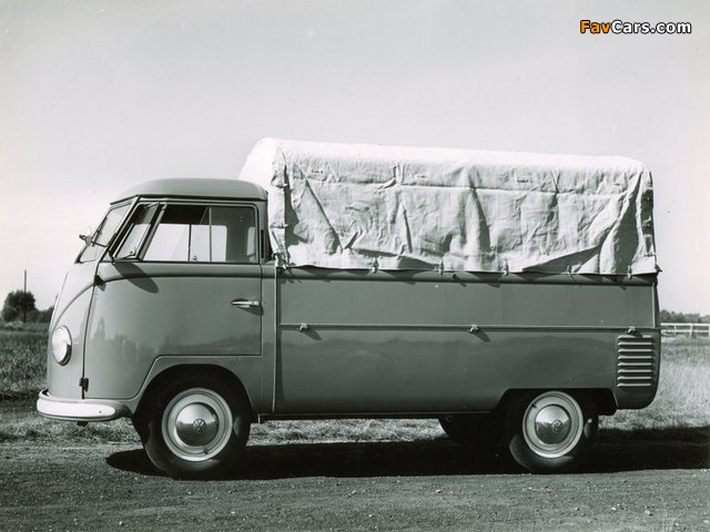 Images of Volkswagen T1 Single Cab Pickup 1952–67 (640 x 480)