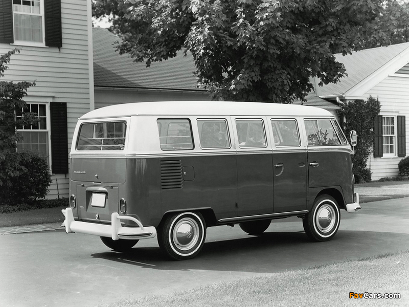 Photos of Volkswagen T1 Deluxe Bus 1963–67 (800 x 600)