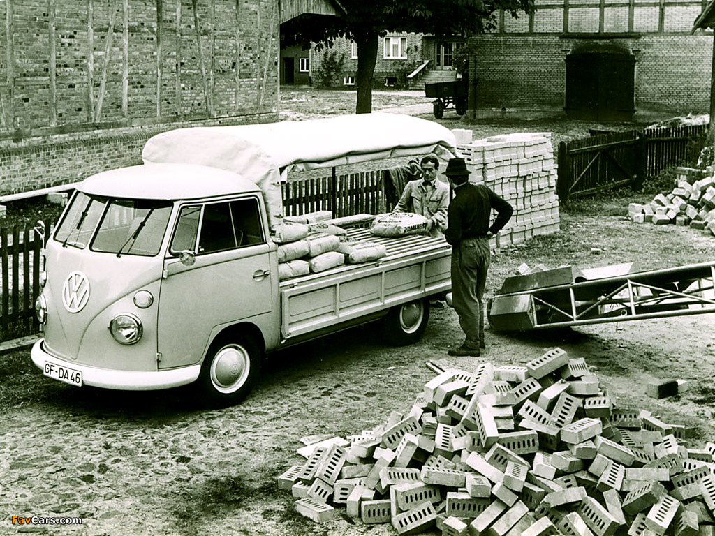 Volkswagen T1 Single Cab Pickup 1952–67 wallpapers (1024 x 768)