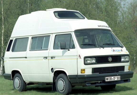 Pictures of Volkswagen T3 California by Westfalia 1988–90