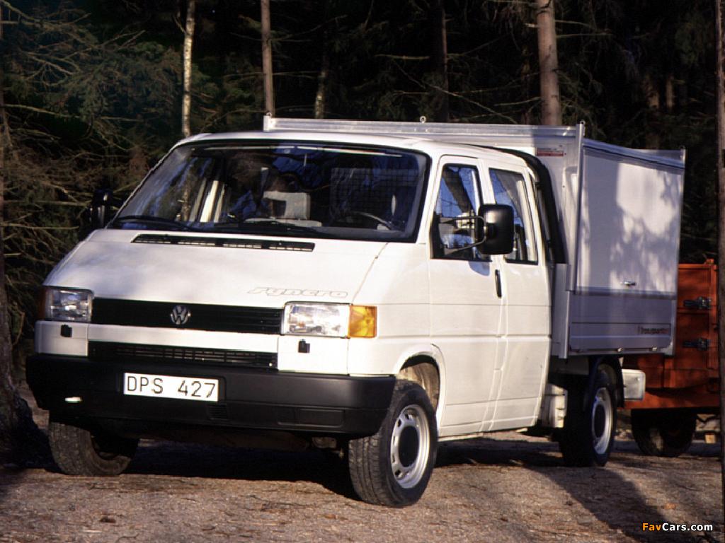 Volkswagen T4 Transporter Double Cab Pickup 1990–2003 images (1024 x 768)