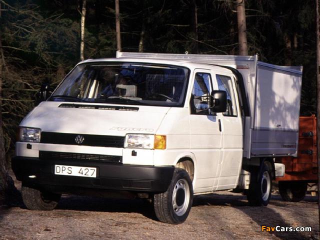 Volkswagen T4 Transporter Double Cab Pickup 1990–2003 images (640 x 480)